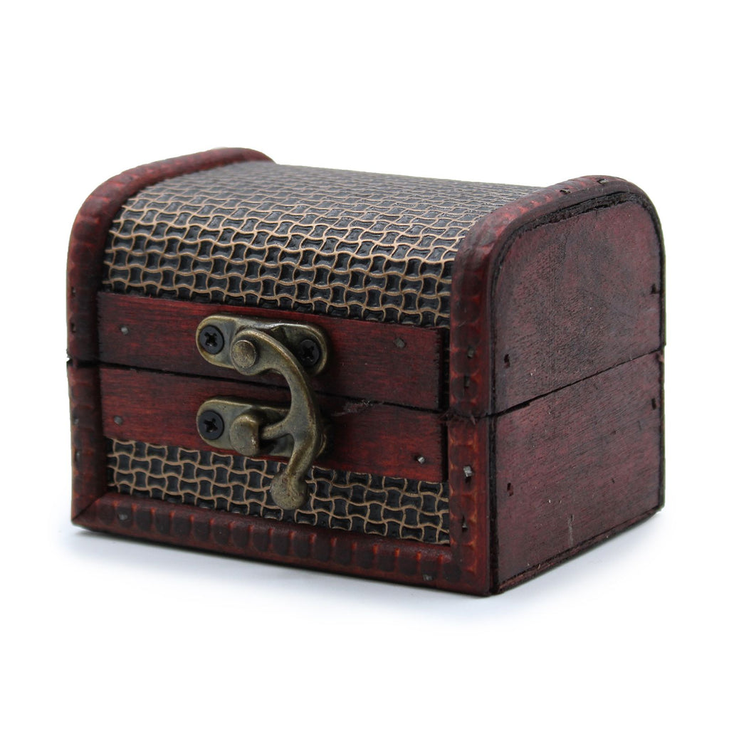 Handcrafted Colonial Style Trinklet Box - Mesh Embossed 5.5x6x9cm