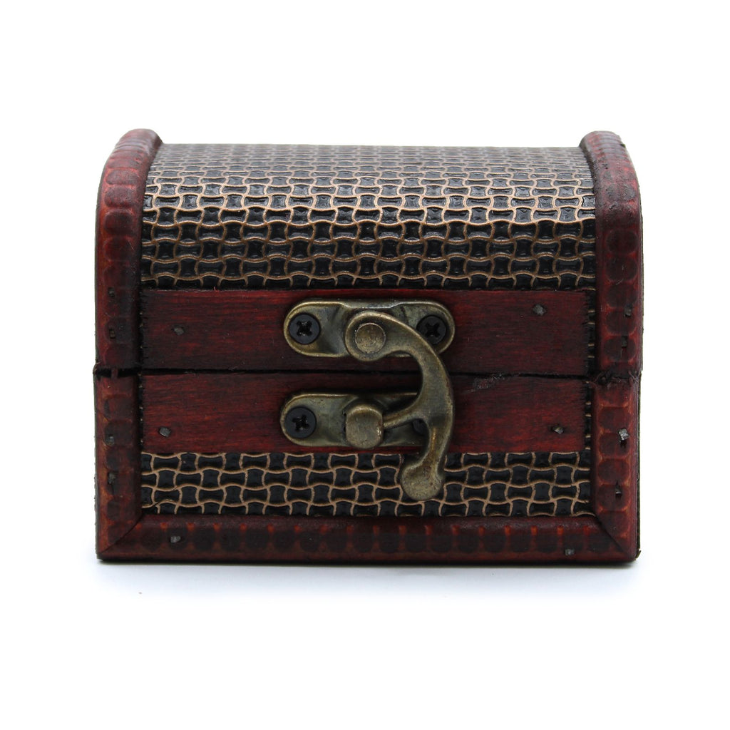 Handcrafted Colonial Style Trinklet Box - Mesh Embossed 5.5x6x9cm