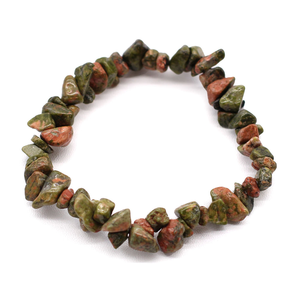 8 Chipstone Bracelet Collection With Single Branch Stand