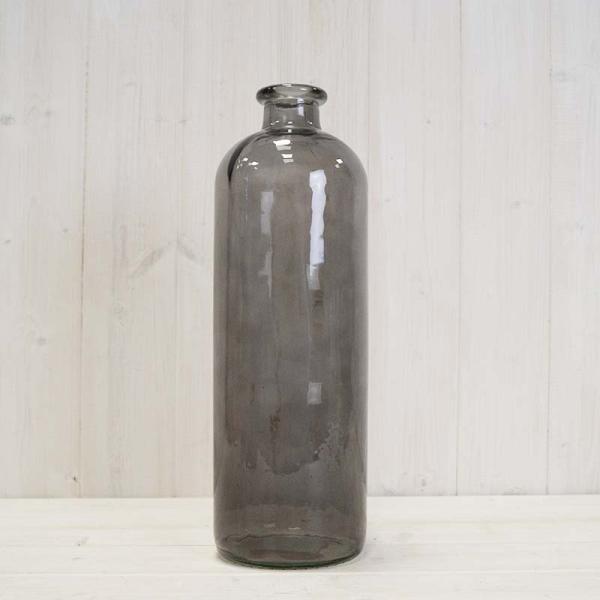 Smoky Grey Tall Bottle H33.5cm TD5.1cm B10.5cm W1.1Kg