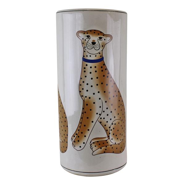 Ceramic Umbrella Stand  Leopard Design