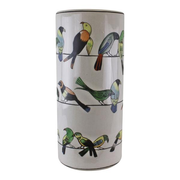 Ceramic Umbrella Stand  Birds Design