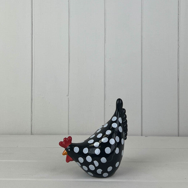 Black Speckled Chicken TD12.1x7.3cm H12.3cm  Weight-138g