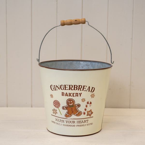 Large Gingerbread Bakery Bucket