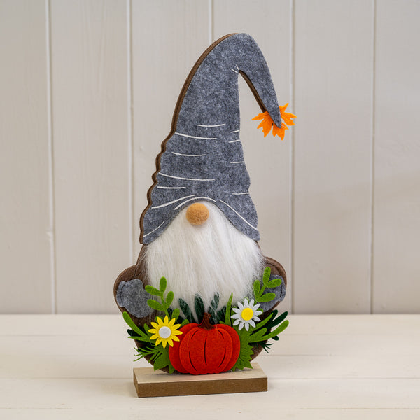 Autumnal Felt Gonk with Orange Pumpkin