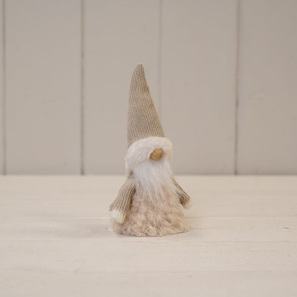 Cream Fabric Gonk with Fluffy Dress