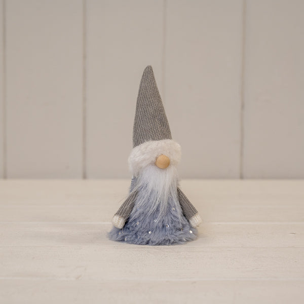 Grey Fabric Gonk with Fluffy Dress