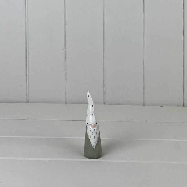 Light Green/White Ceramic Gonk Decoration L3.3xD3.3xH10.6cm  Weight-46g