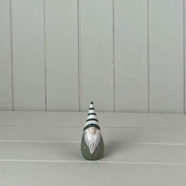 Light Green/White Ceramic Gonk Decoration L4.4xD4.4xH10cm  Weight-71g