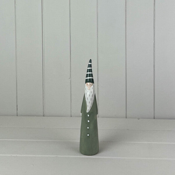 Light Green/White Ceramic Gonk Decoration L4.9xD4.9xH22.2cm  Weight-132g