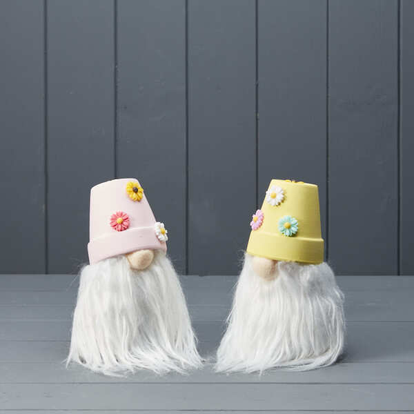 Mixed Pink and Yellow Gonks H18 W10 D10