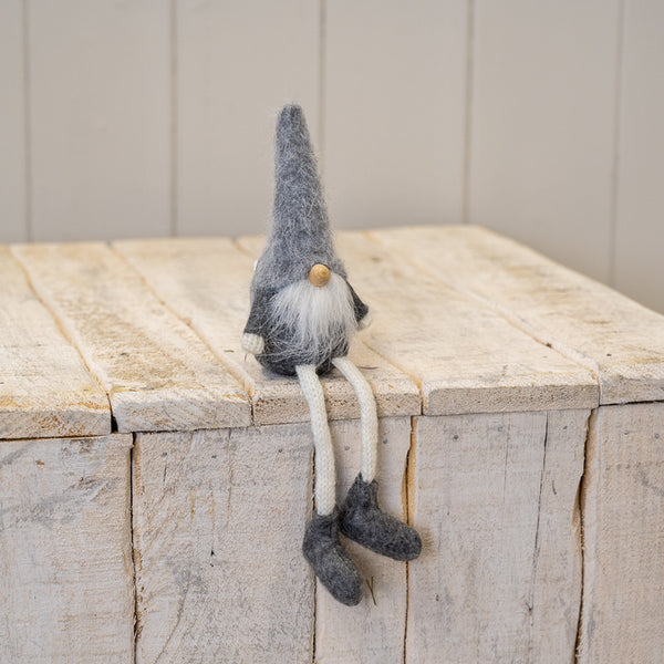 Sitting Grey Fuzzy Gonk