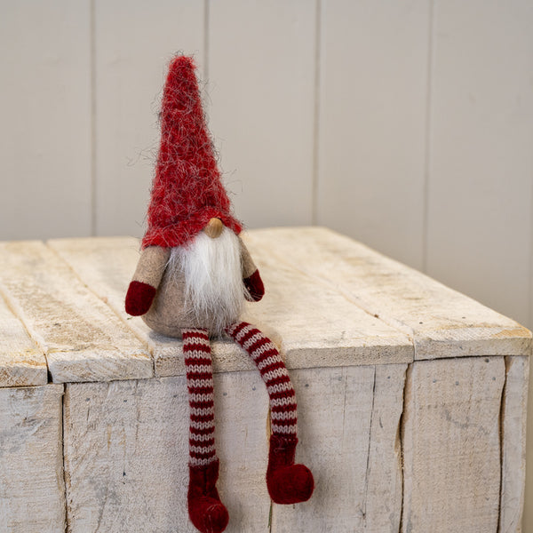 Sitting Red Woolly Gonk