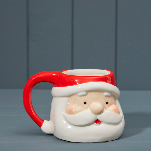 Ceramic Santa Mug L14.1xD10.5xH9.3cm