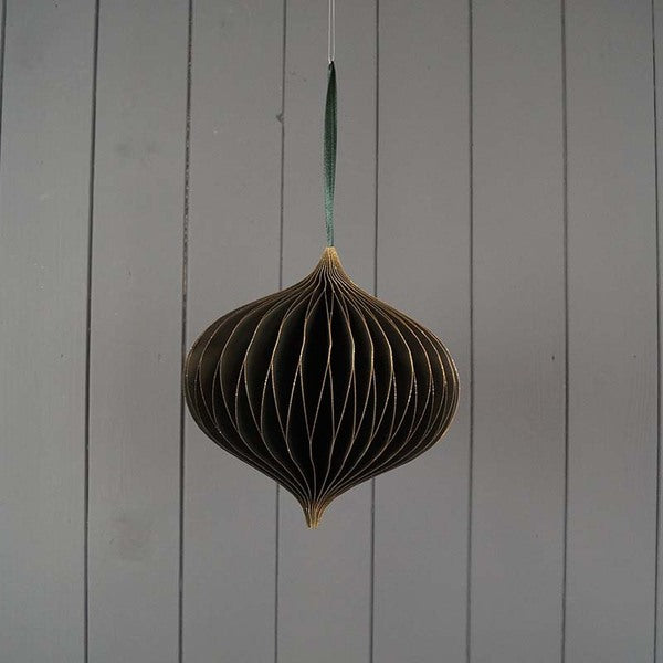 Hanging Handmade Green Teardrop