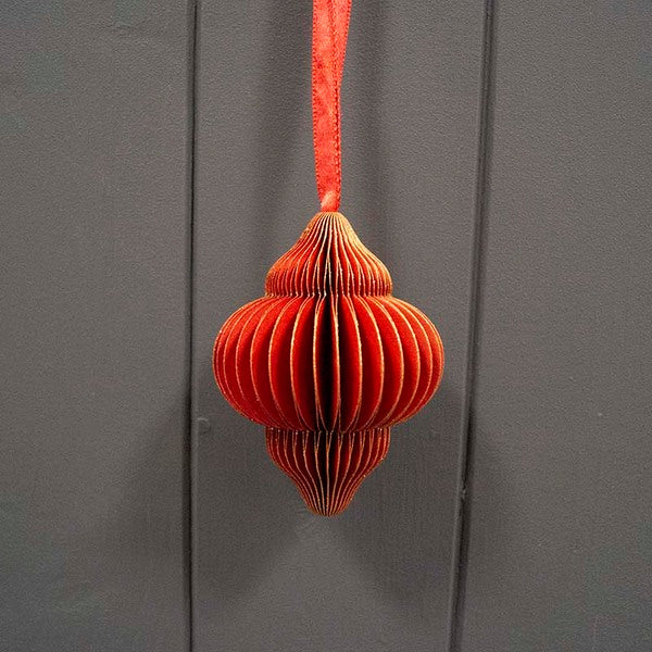 Hanging Handmade Red Lantern Paper Decoration