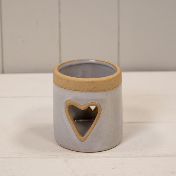 Ceramic Heart Tealight L8xW8xH8cm  Weight-