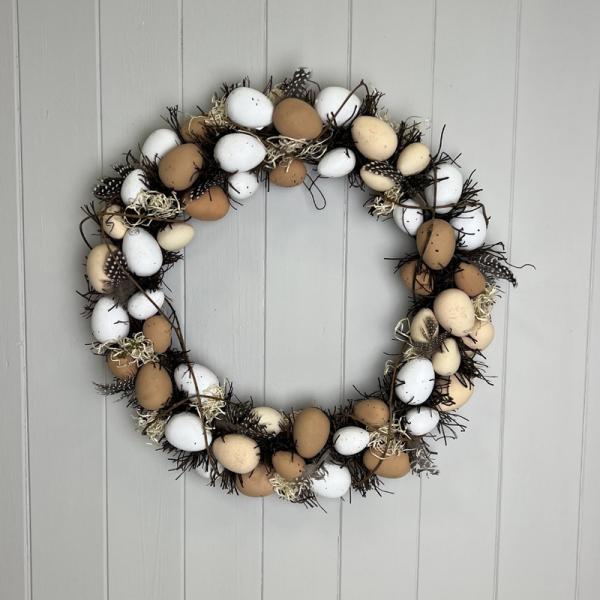 Easter Egg Wreath D45cm W8cm Weight-460g