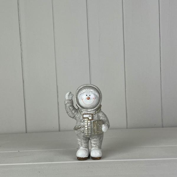 Snowman Astronaut H13cm W9cm D7.5cm  Weight- 200g