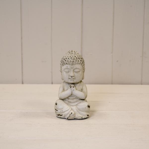 White Praying Buddha (14.5cm)