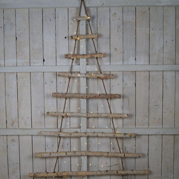 Birch Bark Ladder Tree H124 cm x W90 cm