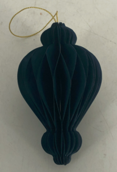 Set of 3 Royal Blue Lantern Baubles