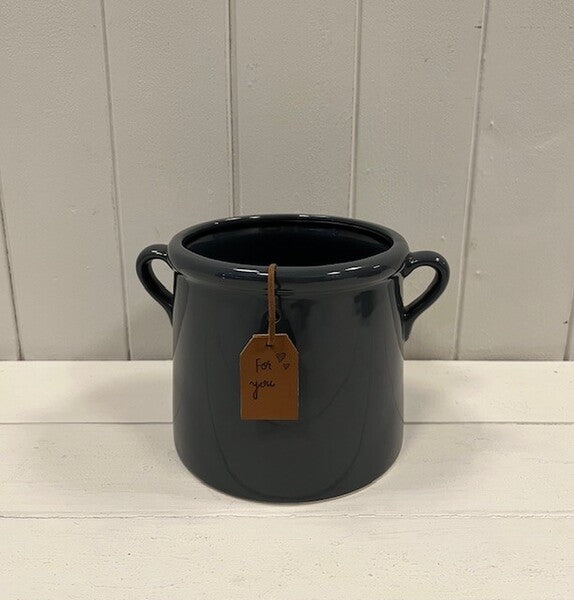 Midnight  Blue Pot (15cm)