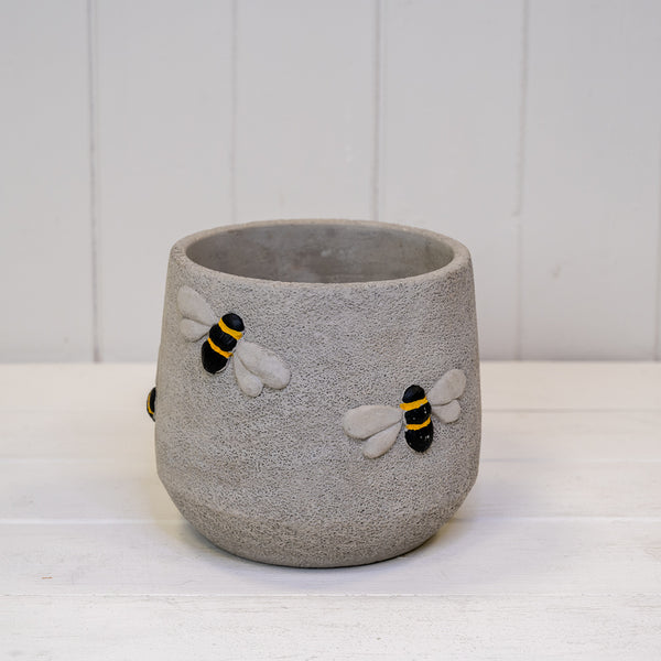 Cement Bee Planter  L16xw16xH14cm