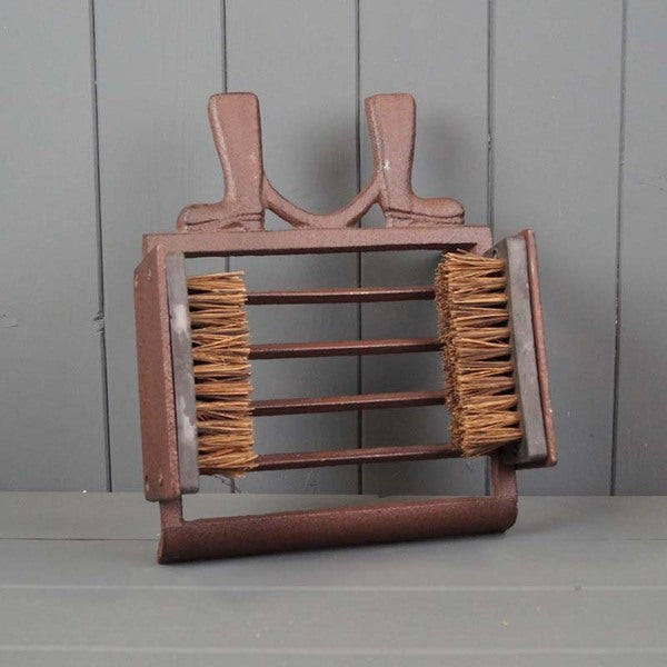 Cast Iron Boot Brush 23x27x12cm