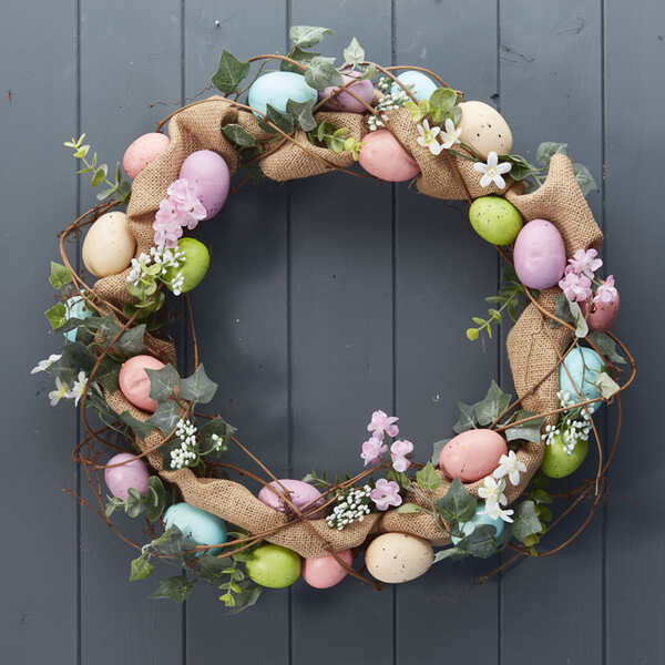 Egg Wreath 44cm W9 D8 Weight-440g