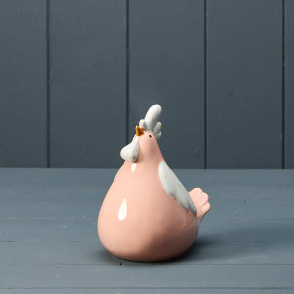 Pink Chicken H13.8 W12 D8.9