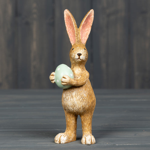 standing rabbit green egg