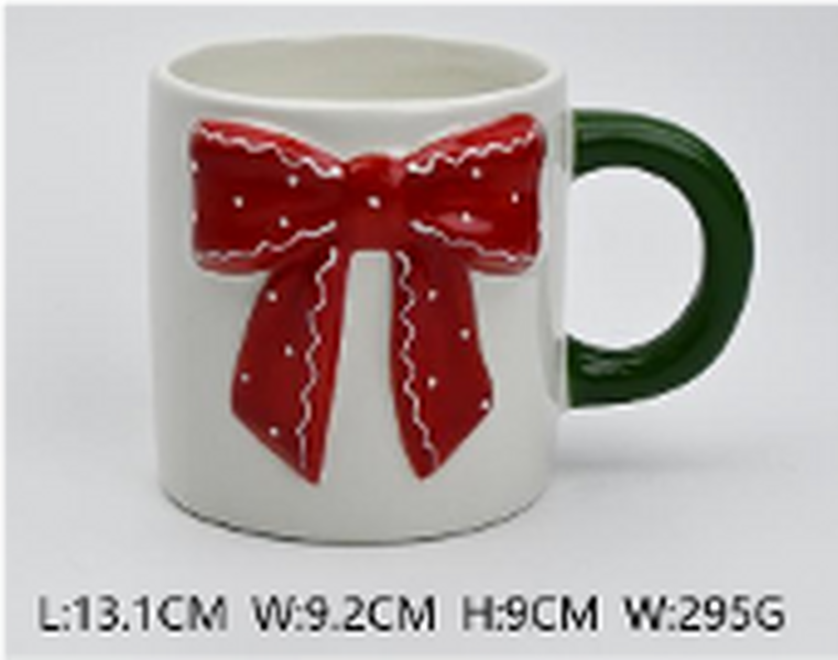 Red Polka Dot Patterned Mug