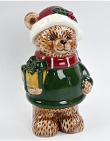 Satchville Bear in Forest Green