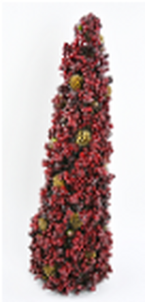 Luxery Tree Burgendy Berry with Mini Pinecone