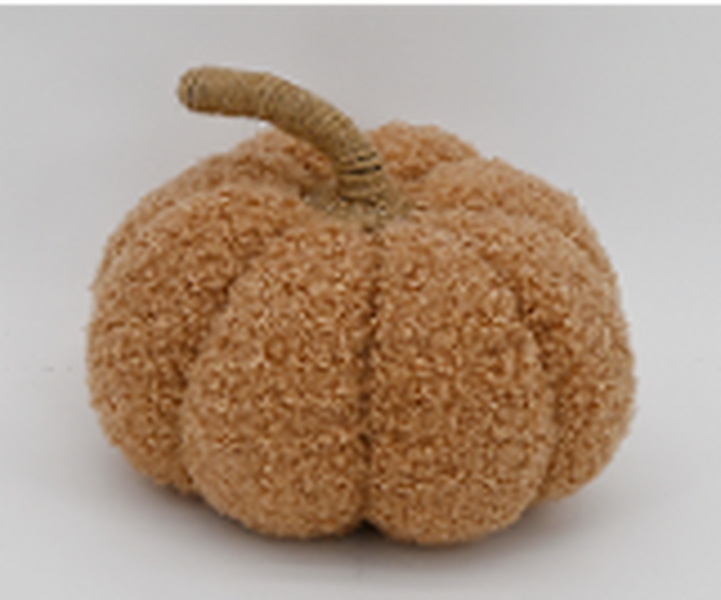 Brown Boucle Pumpkin Medium