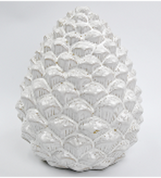 Ceramic Natural Pinecone Decoration Large