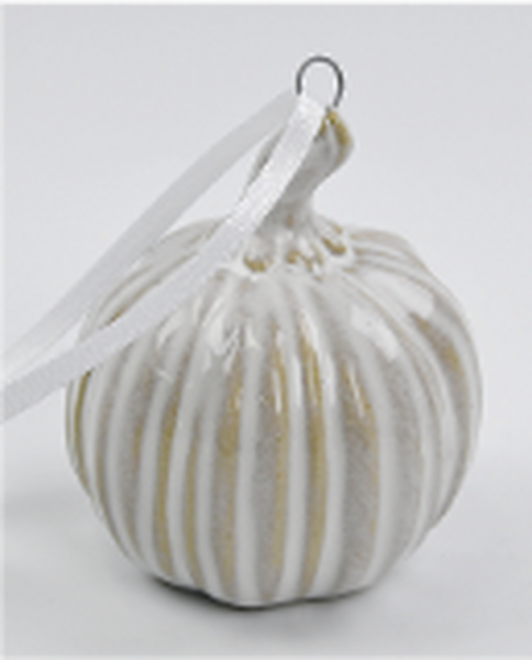 Hanging Ceramic Natural Pumpkin