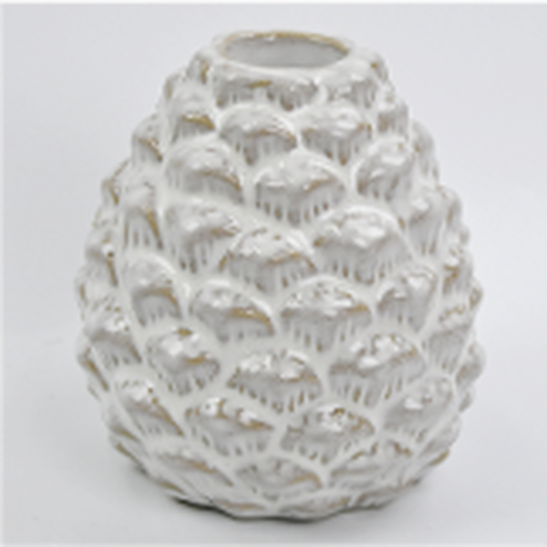 Ceramic Natural Pinecone Candle Holder