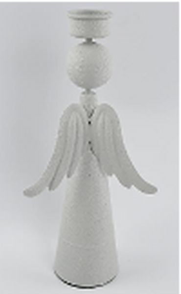 Off White Angel Tealight Holder