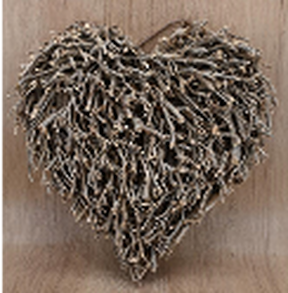 Tea branch heart deco