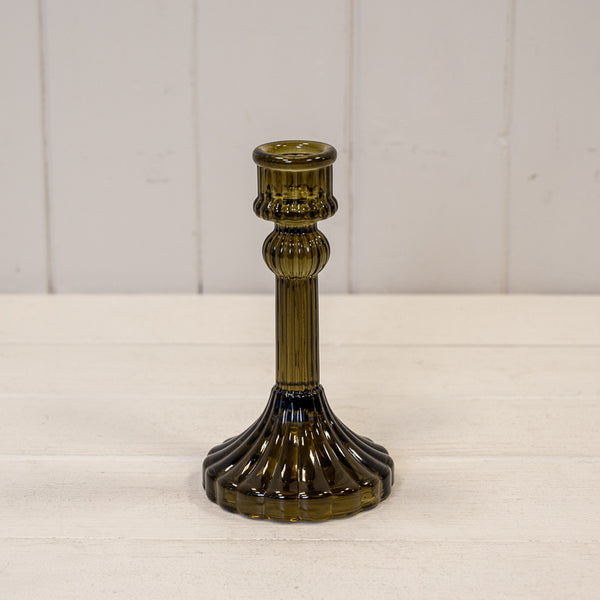 Olive Green Medium Decorative Candle Holder8.3cm x 8.3cm x 15cm