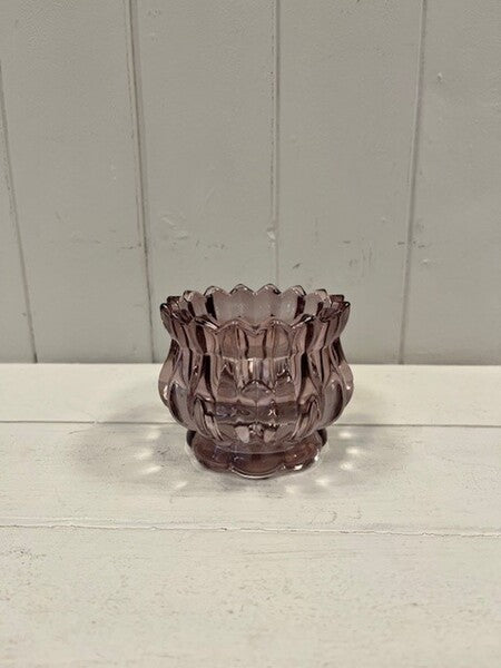 Amethyst Decorative Tealight Holder 9cm x 9cm x 7.3cm