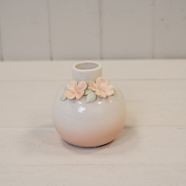 Floral Vase D9cm H9.5cm Top Int 2.7cm
